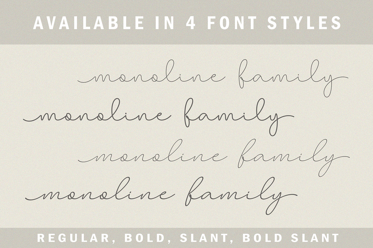 SALE! Larianti / Monoline Font preview 2