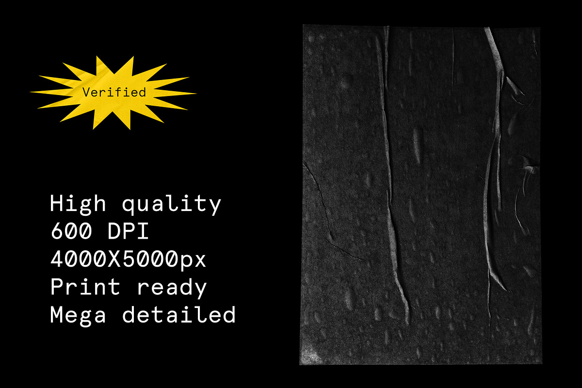 POST - Poster Wrinkle Mockup, a Texture Graphic by Bolderaja1 Studio (Photo 4 of 10)