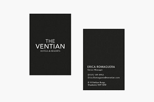 Modern Hotel Business Card Template