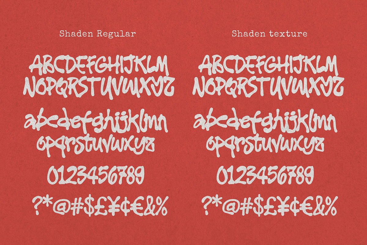 Shaden an Inkbleed Handwritting Font, a Handwritten Font by Blankids Studio (Photo 8 of 9)