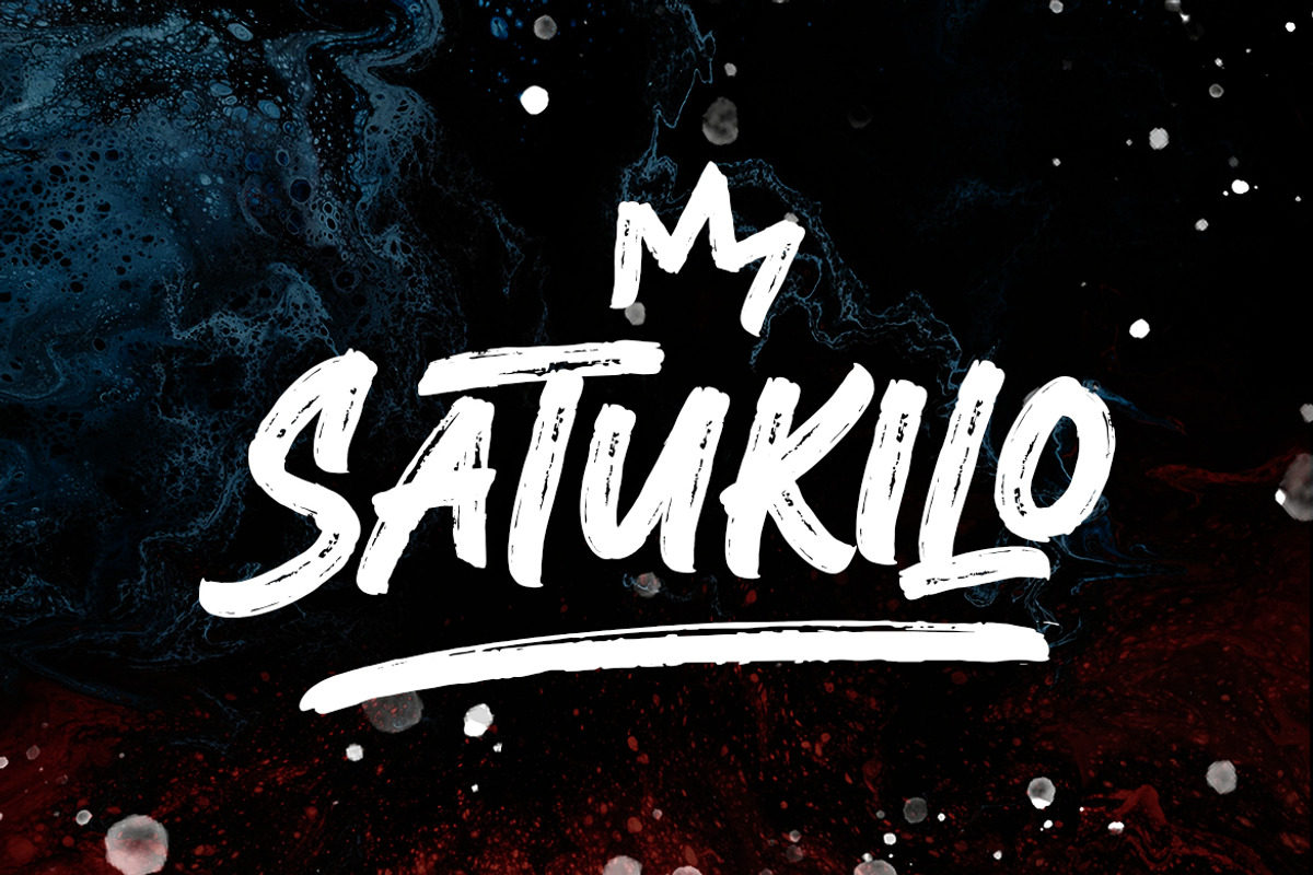 SatuKilo Brush Font, a Handwritten Font by themewarrior (Photo 1 of 9)