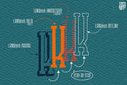 LANDdeuh (Layered font Family), a Serif Font by inumocca_type (Thumbnail 2 of 7)