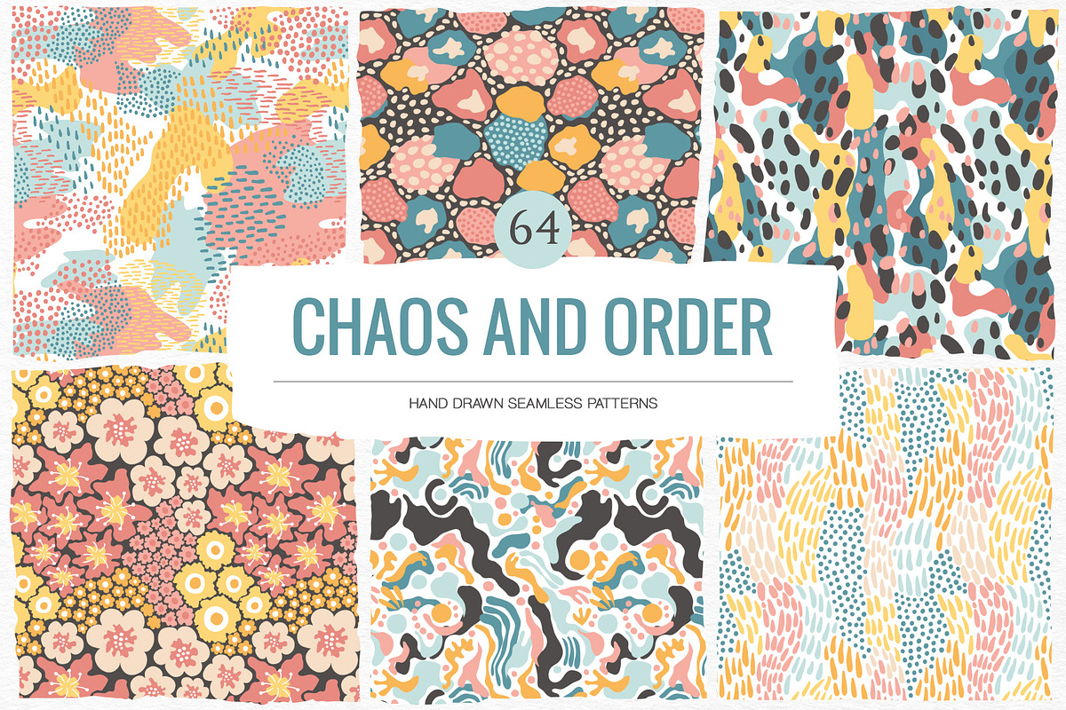 Chaos and Order Patterns, a Pattern Graphic by GVGraphics (Photo 1 of 16)
