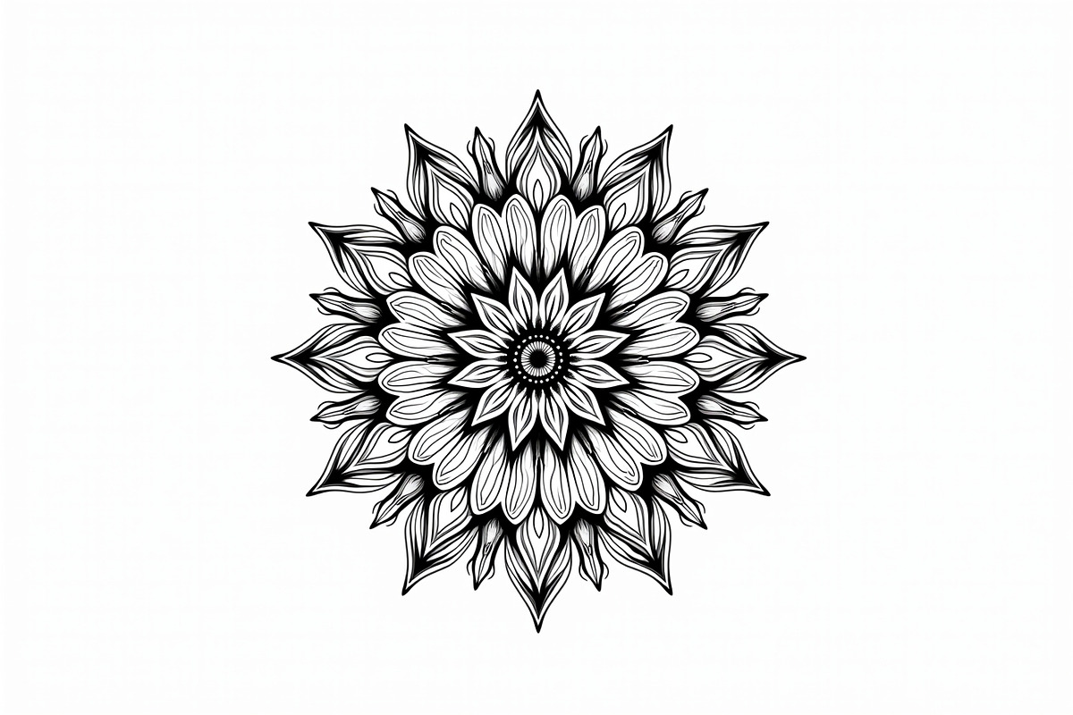 Mandala Coloring Pages Bundle, an Illustration by Artivon (Photo 5 of 11)