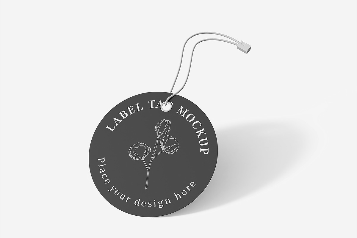 Hanging Label Tag Mockup Template