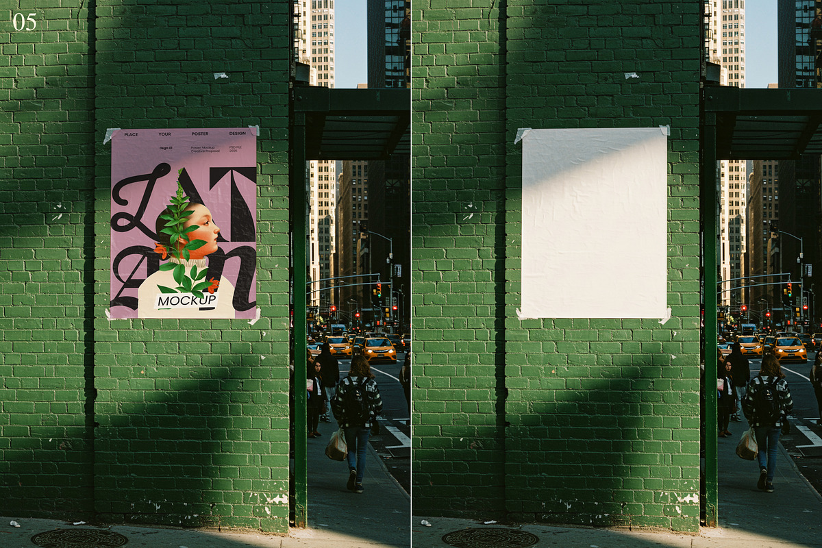 NY Poster Mockup Bundle, an Advertising Mockup by Goodies.Buro (Photo 6 of 6)
