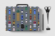 Cars top view, seamless patterns, a Pattern Graphic by Good Studio (Thumbnail 5 of 6)