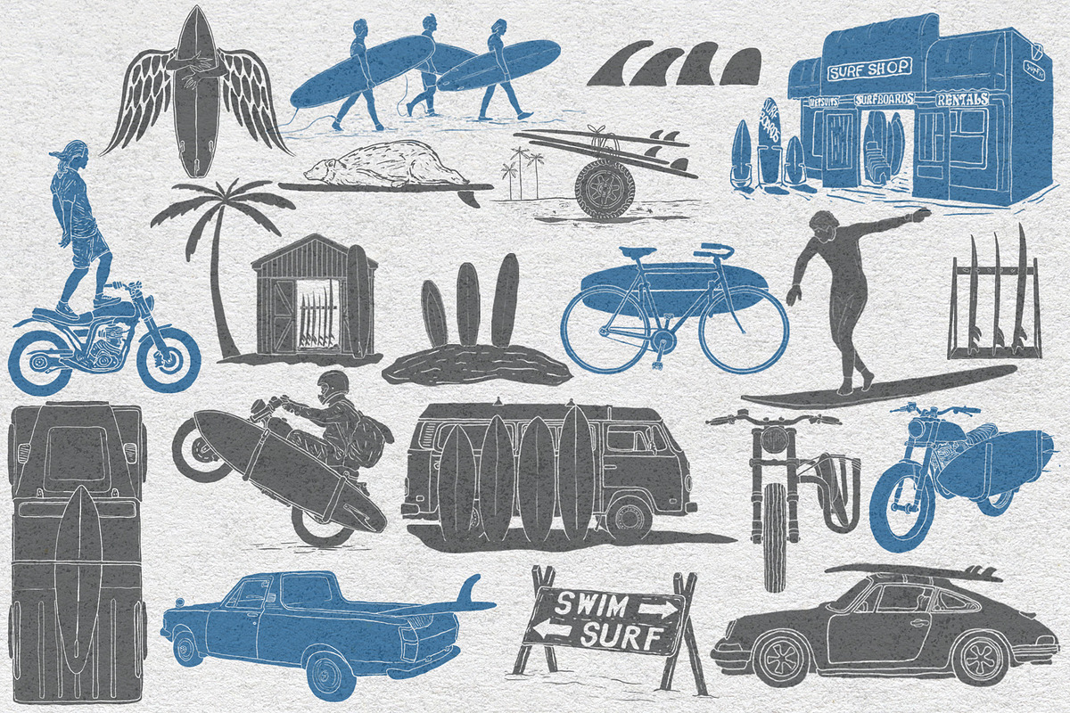 Surf Culture Illustration, a Sport Illustration by Nattsologic (Photo 2 of 6)