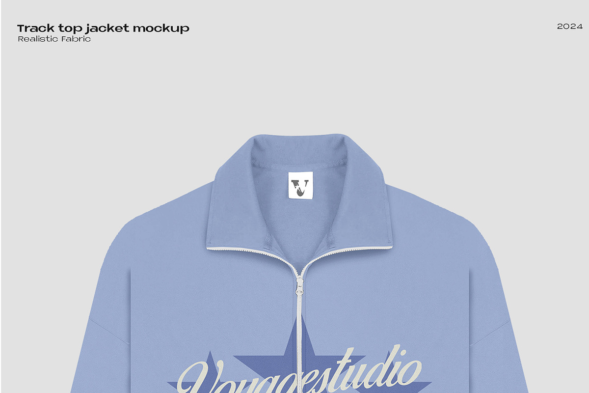 track top jacket mockup, an Apparel Mockup by Voyage Studio (Photo 2 of 3)