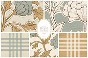 Farmhouse Damask Pattern Set Sage, a Pattern Graphic by Eclectic Anthology (Thumbnail 5 of 13)