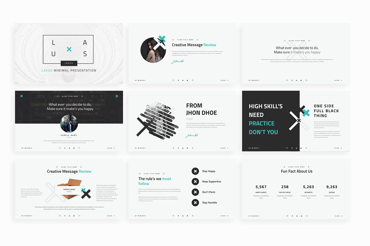 Laxus - Powerpoint Template, a Presentation Template by Mikokit (Photo 2 of 15)