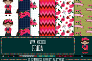 Viva Mexico Frida, a Texture Graphic by happychinchilla (Thumbnail 1 of 3)