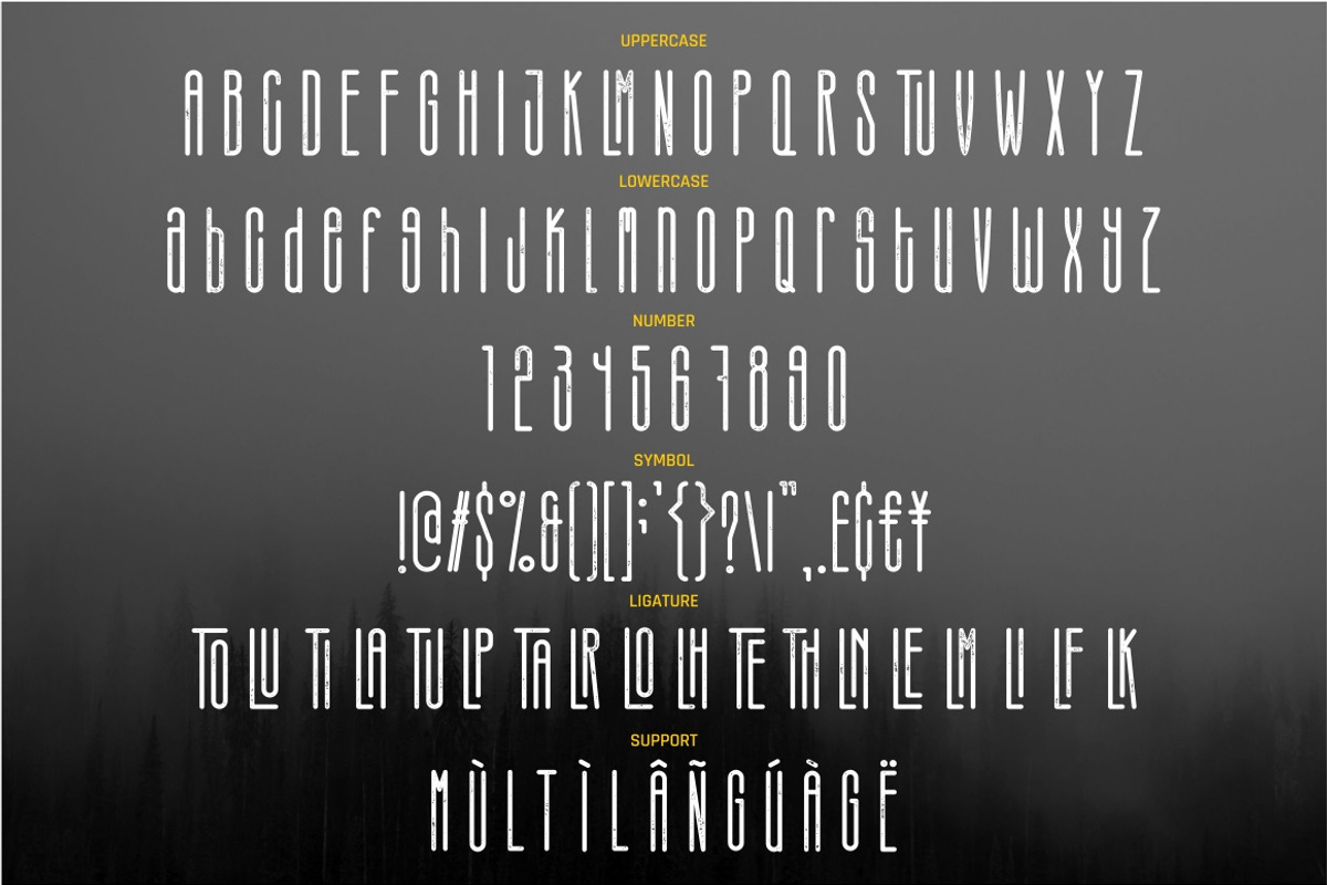 Therlalu - Condensed Sans Serif Font, a Sans Serif Font by PutraCetol Studio (Photo 7 of 7)