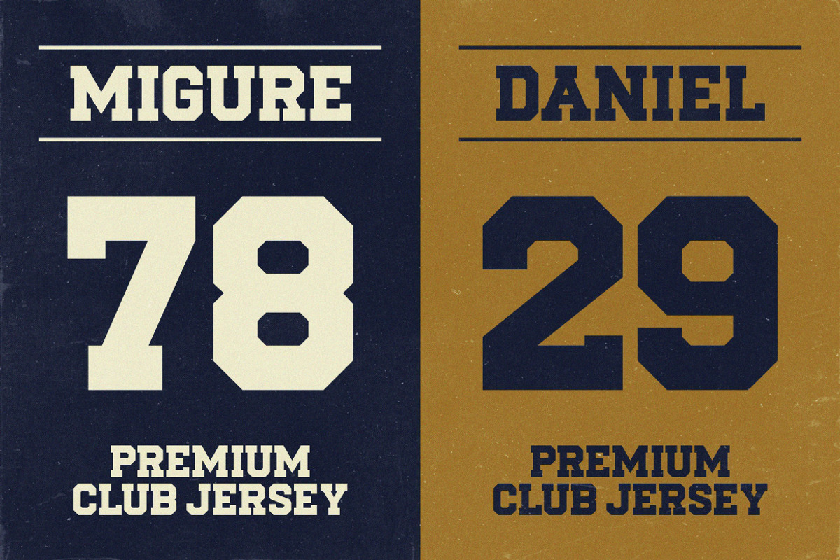 Meta Courage Varsity Font, a Slab Serif Font by Burhan Afif (Photo 3 of 7)