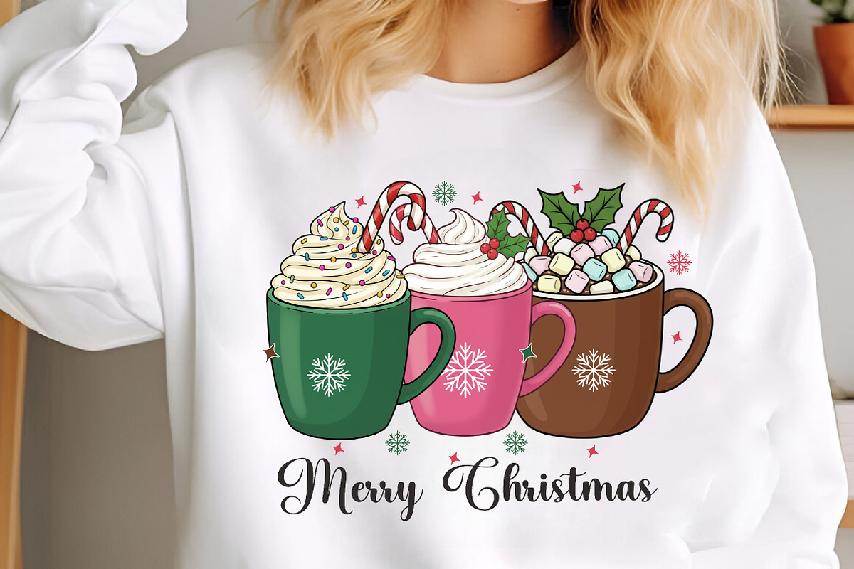 Christmas Coffee Png, an Illustration by SinaCreation (Photo 2 of 7)