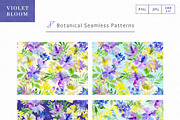Watercolor Hibiscus & Tropical Birds, an Object Graphic by Sawango Designs (Thumbnail 7 of 11)