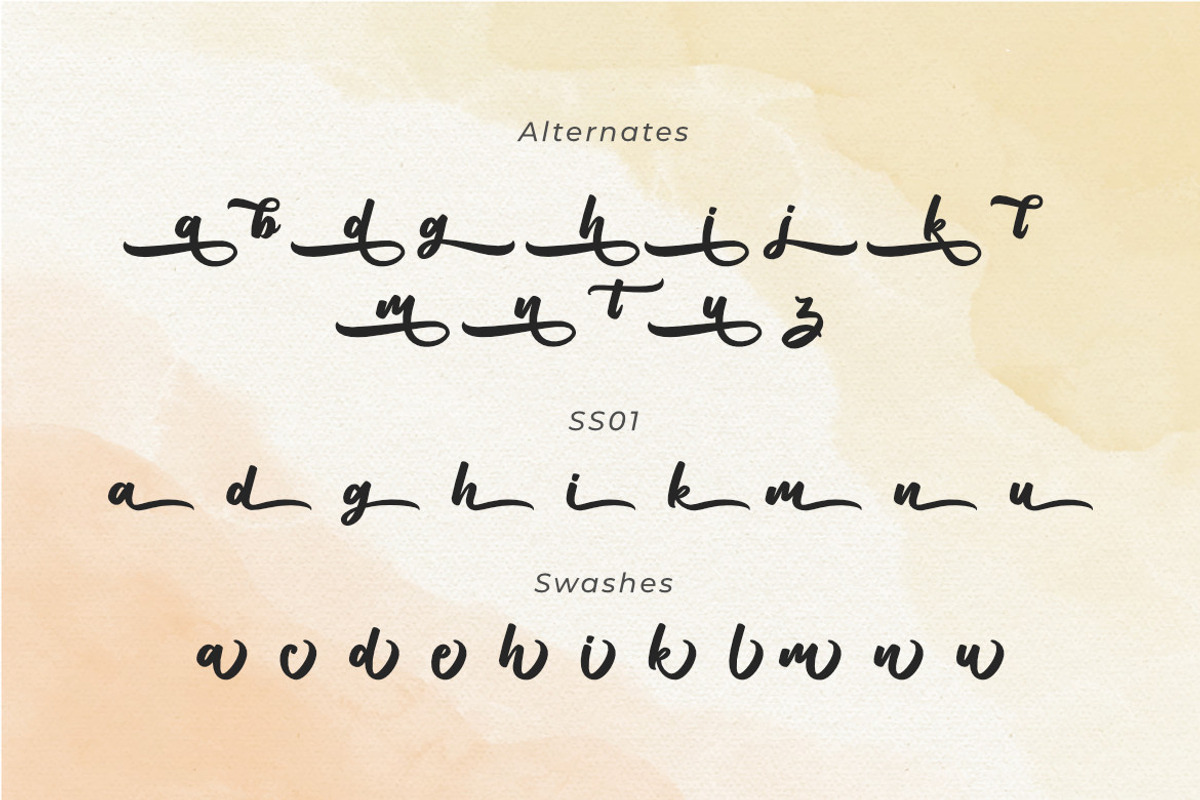 Maulidah Script | A Brush Script, a Script Font by Madatype Studio (Photo 8 of 9)