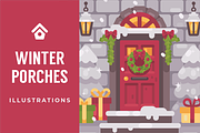 Winter porches, a Decorative Illustration by Ivan Dubovik (Thumbnail 1 of 7)