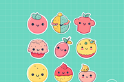 Summer Cute Food Clipart Bundle, a Decorative Illustration by Xinyan Studio (Thumbnail 5 of 6)