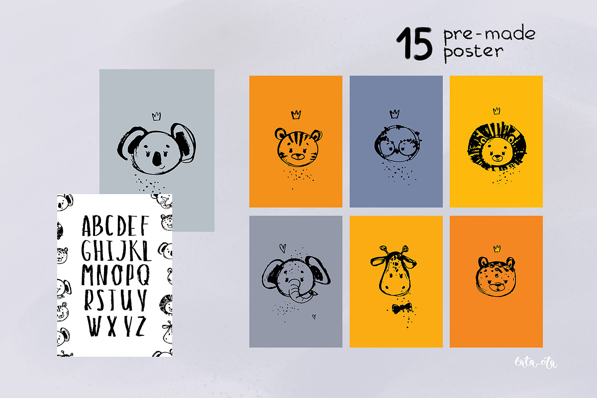 Baby animals, an Animal Illustration by tata_ota (Photo 13 of 18)