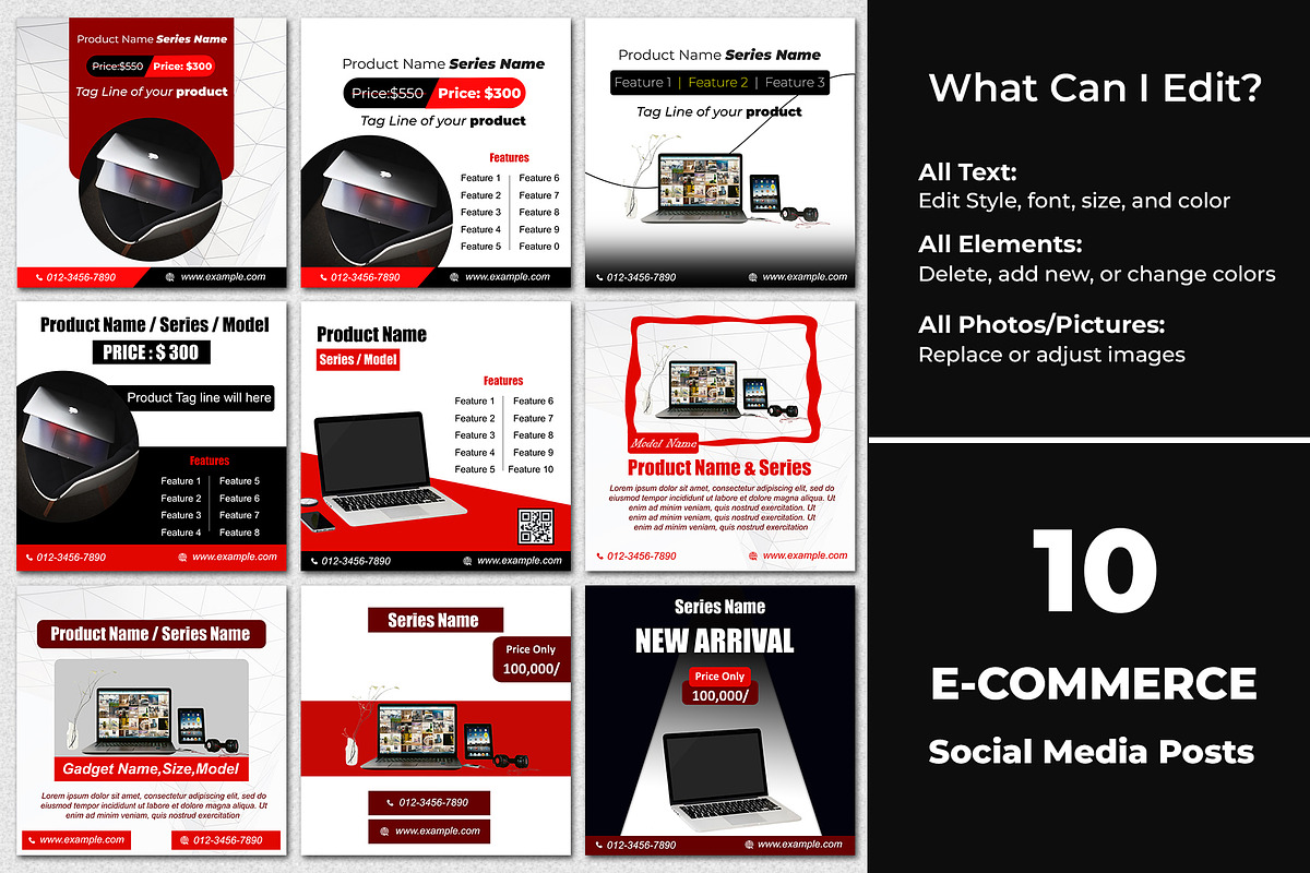 E-Commerce - Posts - shopping, a Social Media Template by Mohammad Sarfaraz (Photo 2 of 5)