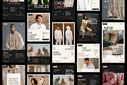VELNE - Fashion Social Media Kit, a Social Media Template by PaperSlides (Thumbnail 1 of 9)