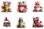 Cozy Autumn Essentials Clipart B., a Seasonal Illustration by CreationArt (Thumbnail 2 of 5)