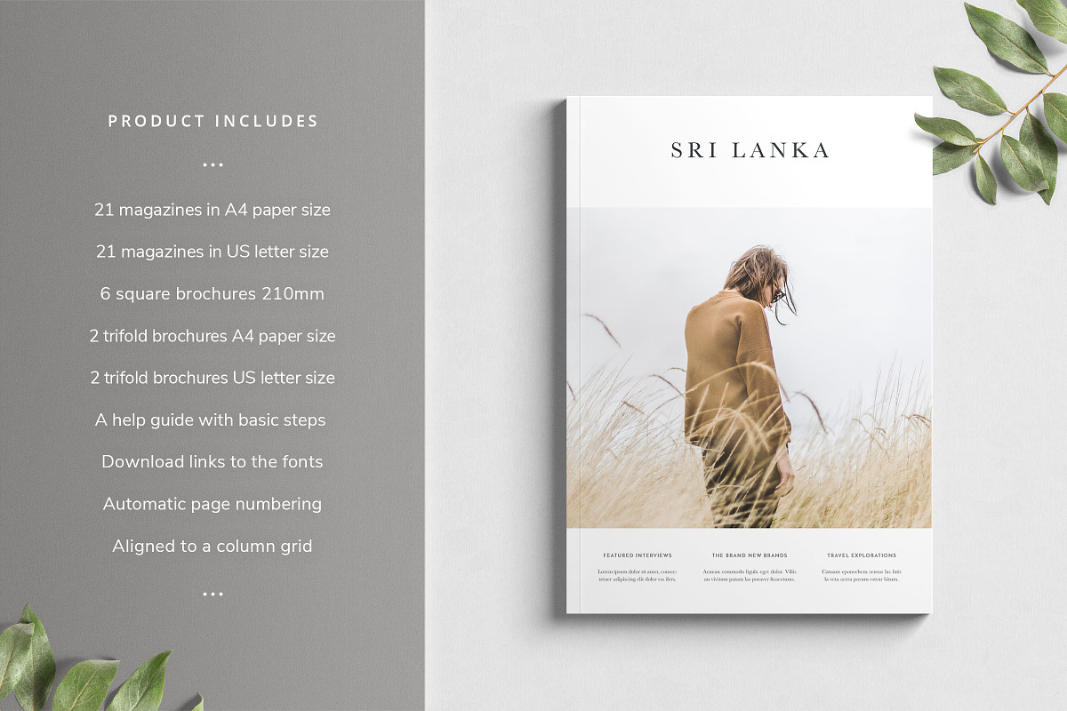 Magazine & Brochure Bundle, a Magazine Template by Ruben Stom (Photo 8 of 39)