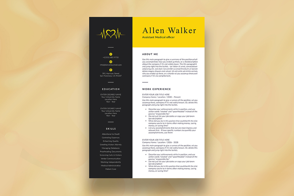 Resume, a Resume Template by DesignDevisers (Photo 2 of 10)