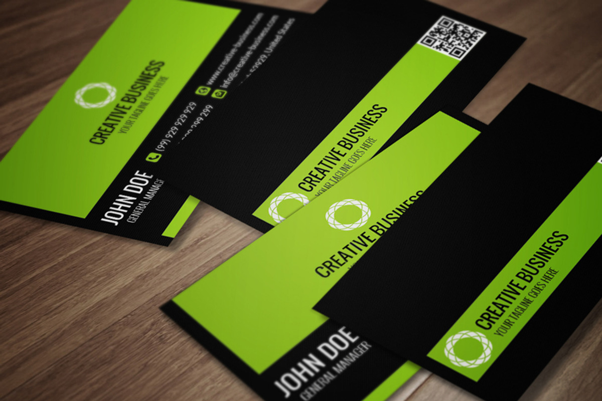 Modern Corporate Business Card CM015, a Business Card Template by annozio (Photo 1 of 4)