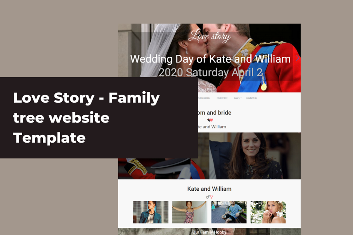 Love Story - Joomla Wedding Template, a HTML Template by Ordasoft (Photo 1 of 3)