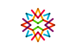 Abstract Star Colorful Logo, a Branding & Logo Template by Buqancreative