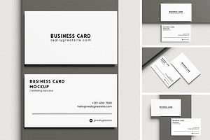 Business Card Mockup, an Advertising Mockup by swsi-studio
