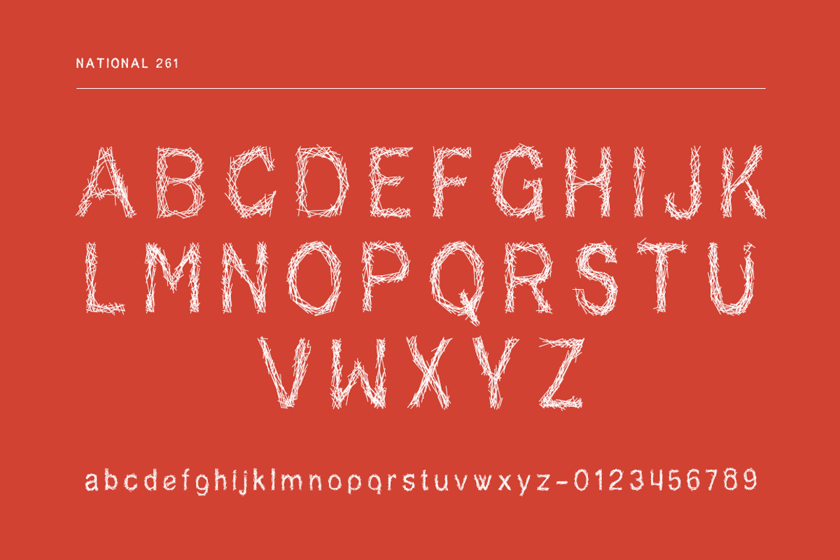 National 261/262 - fonts - 50% OFF ! preview 2
