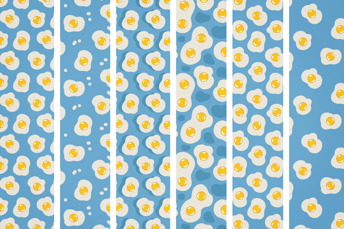 Fried Eggs Patterns, a Pattern Graphic by Petite Salade (Photo 2 of 2)