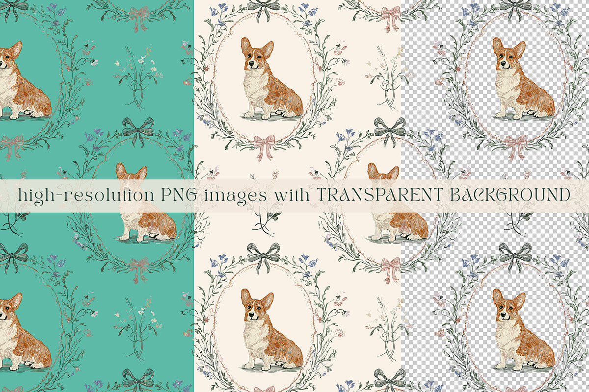 Whimsical Charm Vintage Patterns, a Pattern Graphic by Olya Creative (Photo 5 of 13)