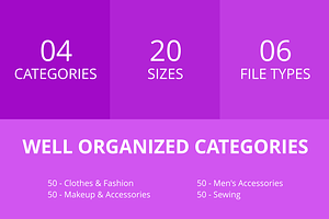 200 Fashion Line Icons