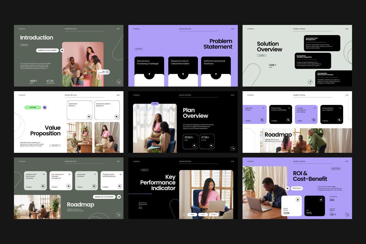 Digital Business - Google slides, a Presentation Template by Dirtytemp Studio (Photo 9 of 10)