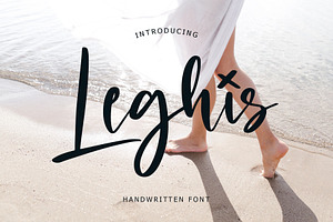 Leghis Handwritten Script Font