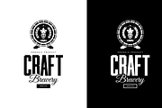 Craft beer brewery vector logo, a Food Illustration by provector (Thumbnail 3 of 3)