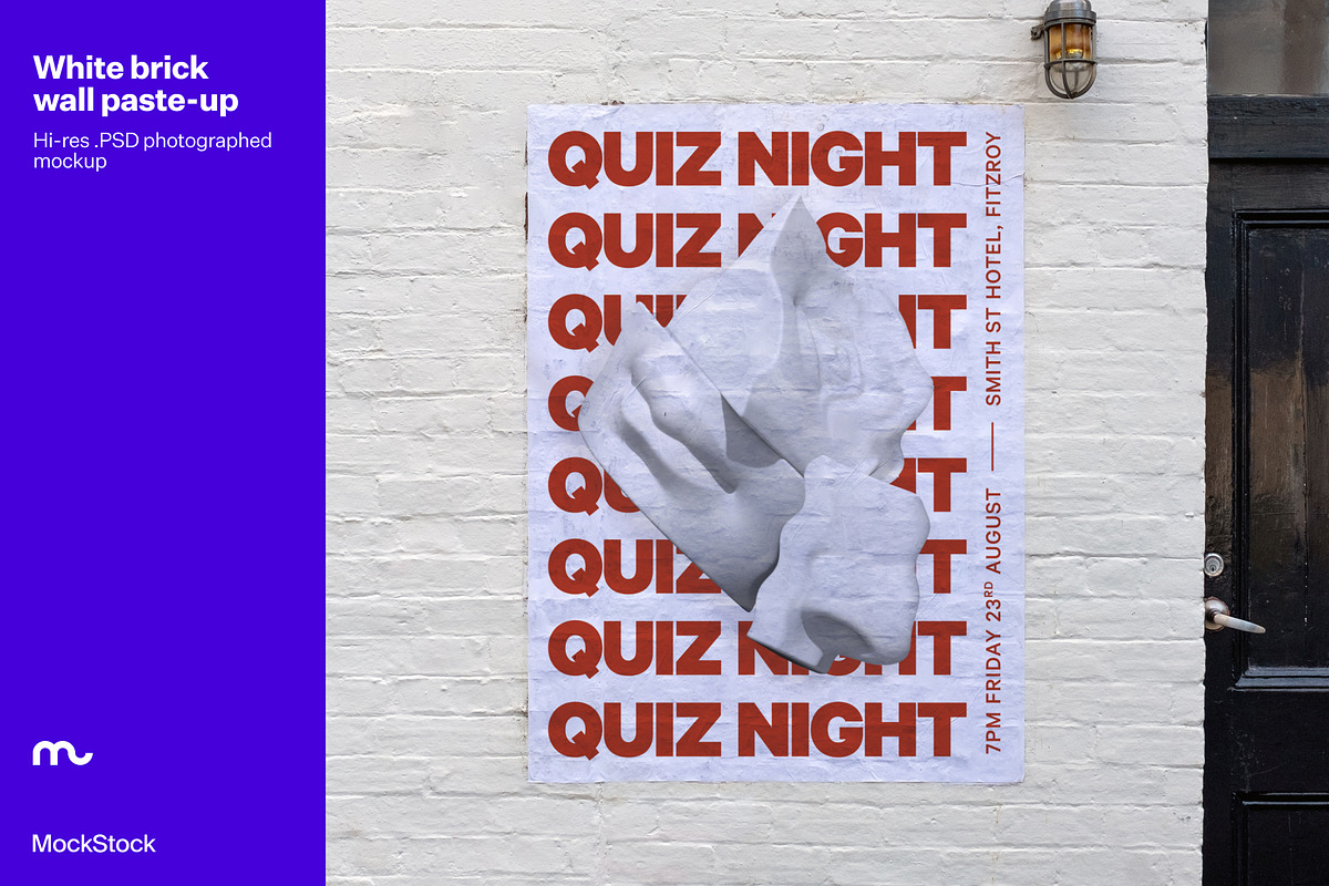 Paste Up Poster Mockup, a Product Mockup by mockstock (Photo 2 of 2)