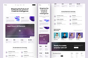 Viora - AI Technology Website, an UI Kit Template by peterdraw (Thumbnail 3 of 7)