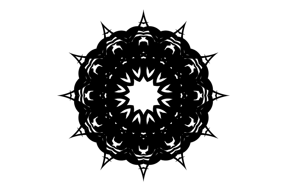 Artistic Mandala Vector Collection, a Decorative Illustration by NJ Himel (Photo 52 of 101)