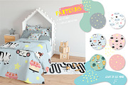 Cute safari set print and pattern, an Animal Illustration by Piixypeach (Thumbnail 5 of 10)