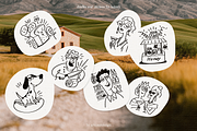 Handdrawn Cafe Stickers, an Emoji Icon by nadispasibenko (Thumbnail 5 of 9)