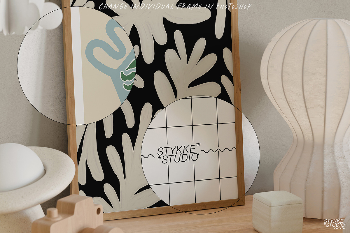 BEIGE DREAM | Nursery Frame Mockup, a Household Mockup by Stykke Studio (Photo 10 of 12)