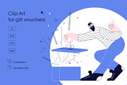 Clip Art  for gift vouchers, an Illustration by Lucky Shop (Thumbnail 1 of 6)
