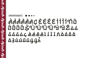 Ajwadh - Modern Arabic Display Font, a Handwritten Font by overlaytemplates (Thumbnail 5 of 5)