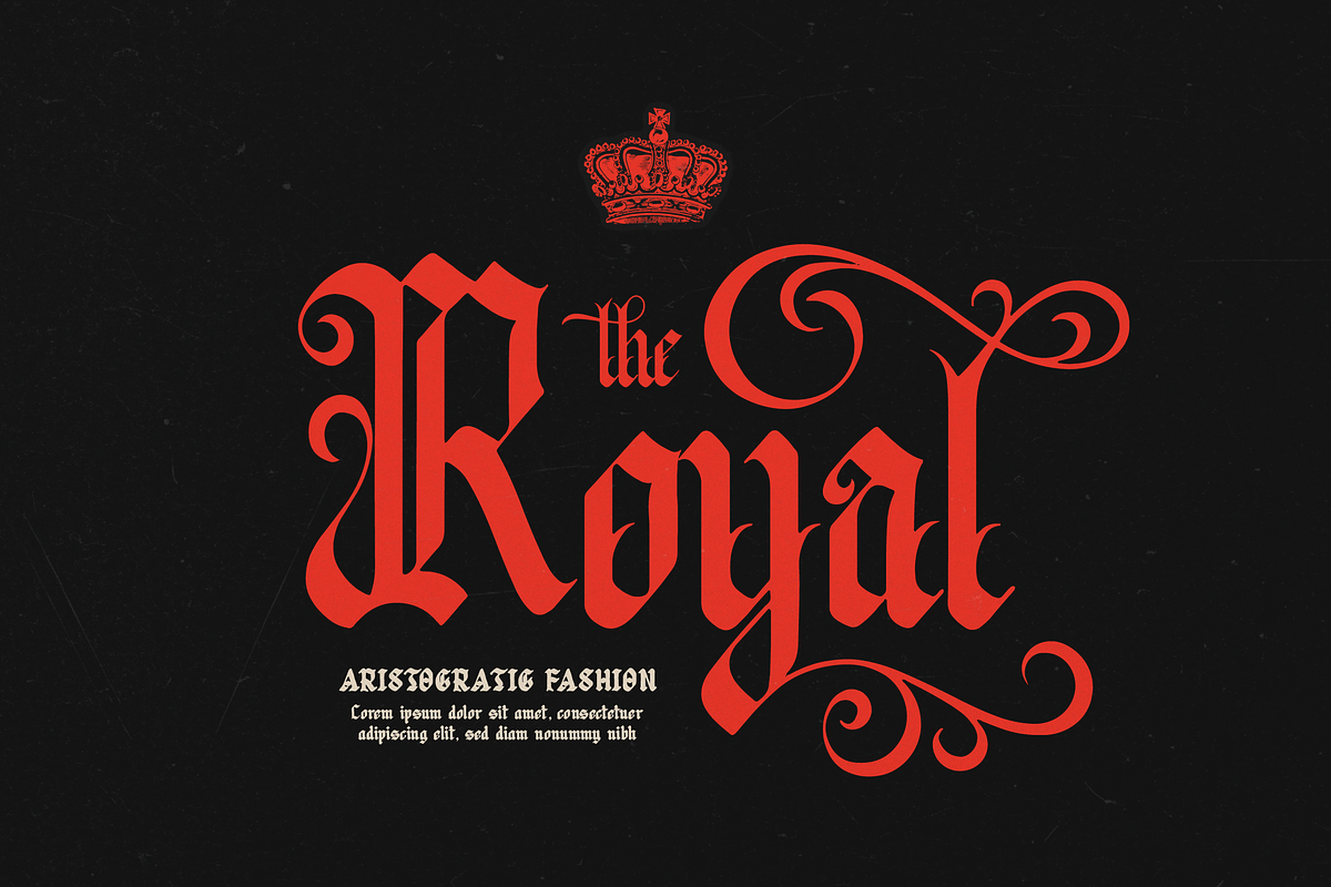 Pelysska Display Gothic Blackletter, a Blackletter Font by Denustudios (Photo 7 of 12)