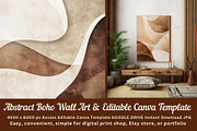 Abstract Boho Wall Art & Cliparts, a Poster Template by ARTOZEN DIGITAL (Thumbnail 1 of 17)